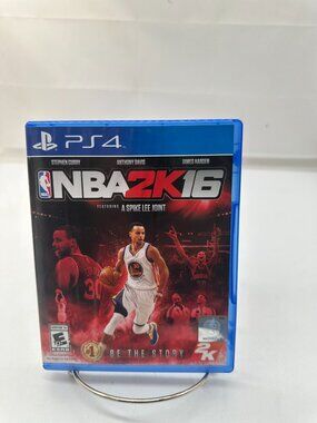 EUC PS4 Spike Lee NBA2K16 NBA 2K 16 Play Station Gaming Game Disc E+10 Rating